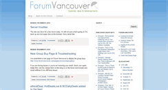 Desktop Screenshot of blog.forumvancouver.com